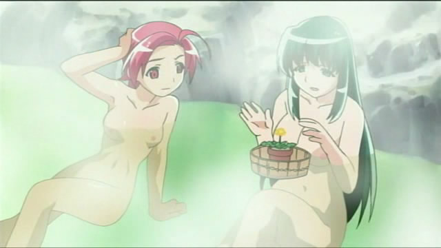 ENGLISH: Screenshots from the anime Popotan. 