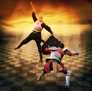 lucha medieval duelo de colosos cosmeticos