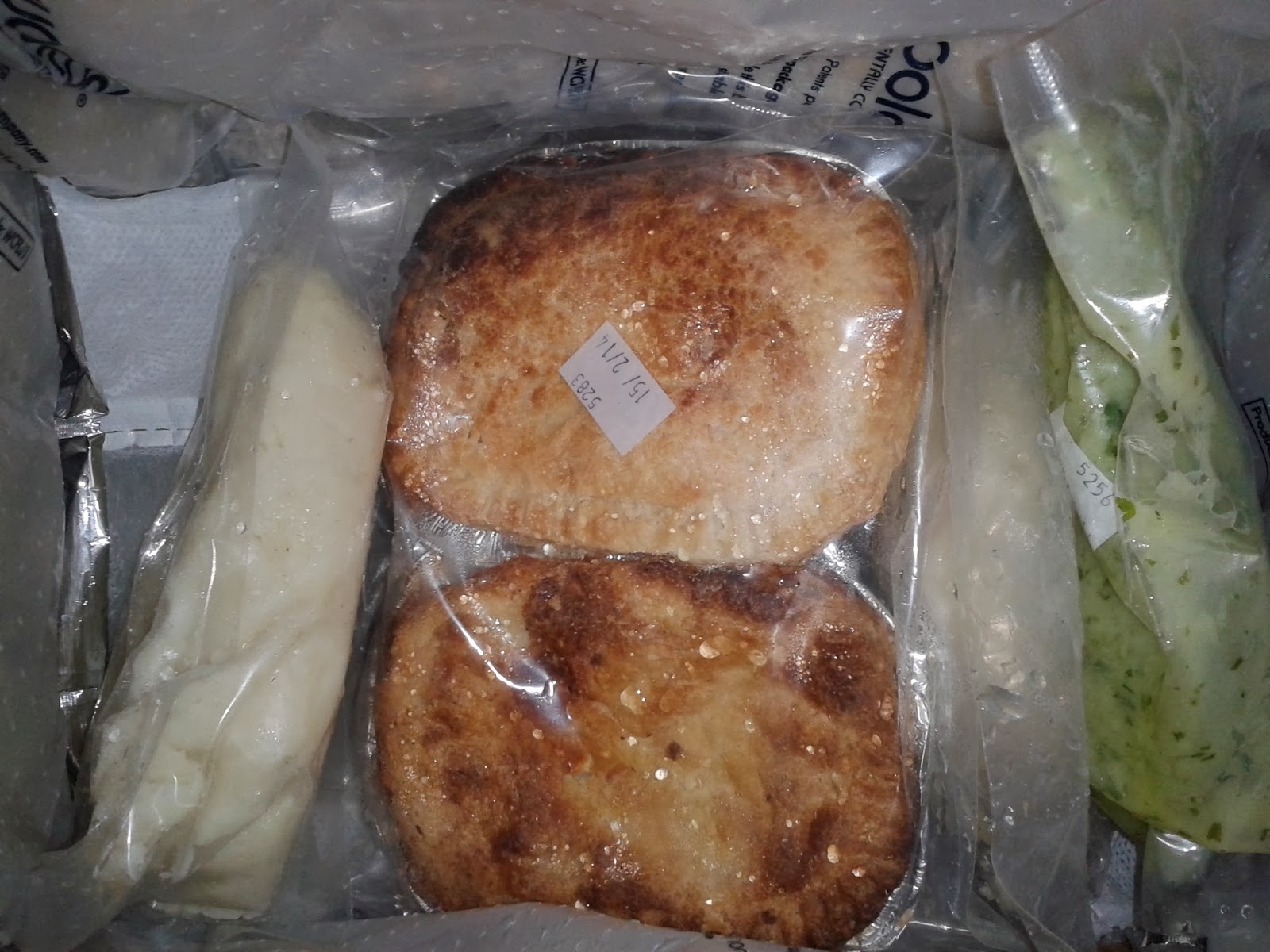 Pie and mash in a box