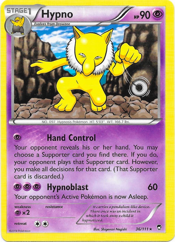 Hypno Furious Fists Pokemon Card Review PrimetimePokemon's Blog