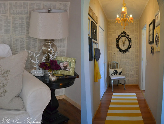 the poor sophisticate: DIY Epic $2 Removable Wallpaper and Paste