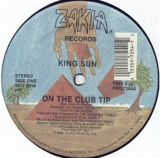 King Sun ‎– On The Club Tip (1989, VLS, 192)