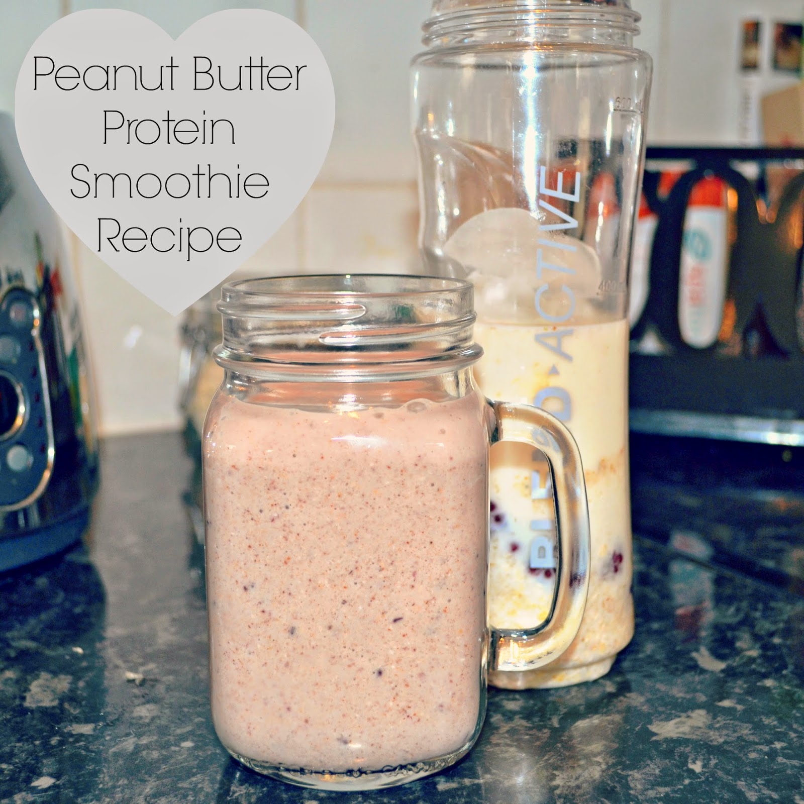 FOOD PEANUT BUTTER PROTEIN SMOOTHIE RECIPE Lilla Loves