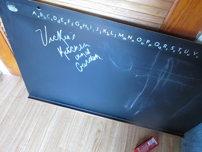 All done with the chalkboard:  Vickie's Kitchen and Garden