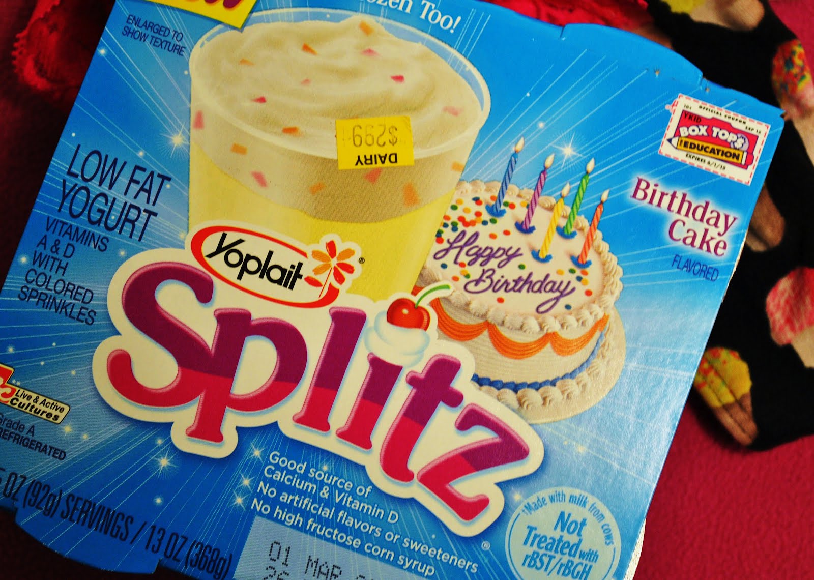 Foodette Reviews Gross Food Week 2 Yoplait Splitz Birthday Cake