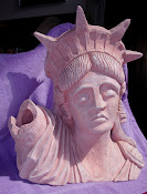 My sculpture of Ms. Liberty