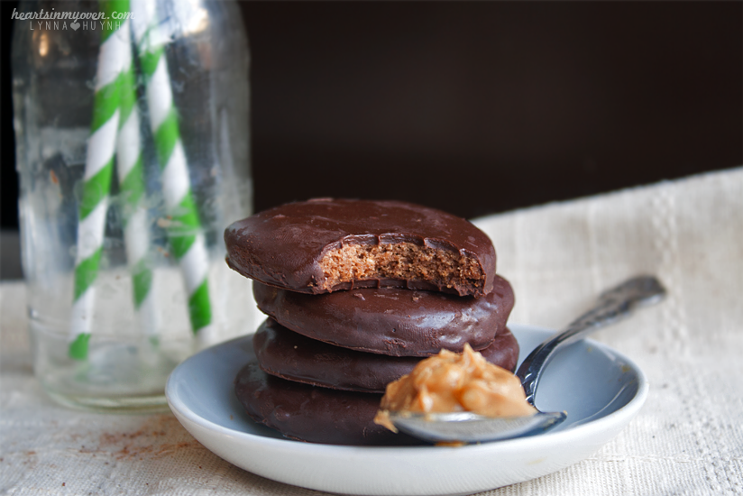 Hearts in My Oven Chocolate Peanut Butter Thin Mints