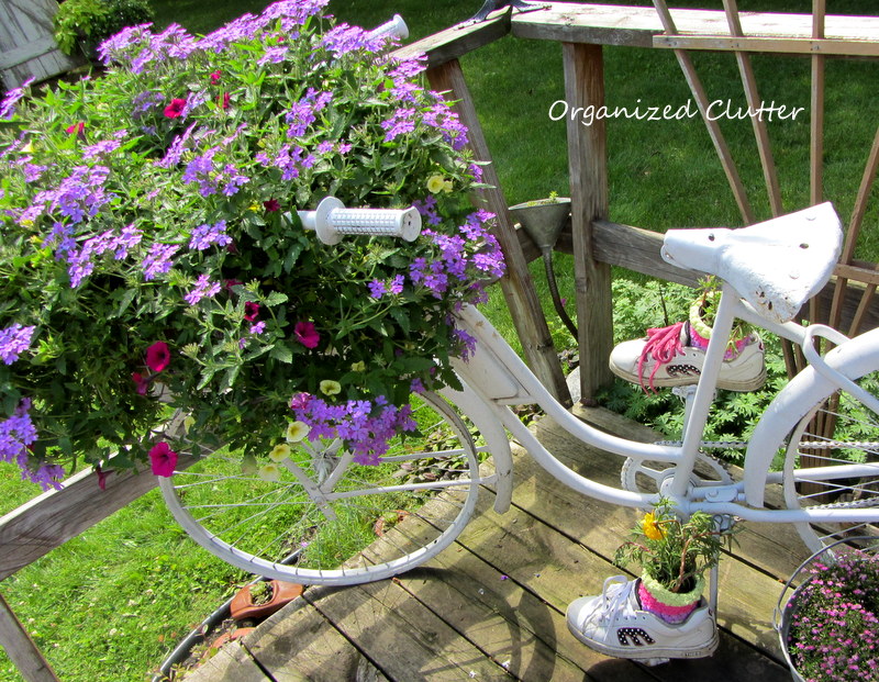 Add a Bike to Your Garden Just for the Fun of It Organized Clutter