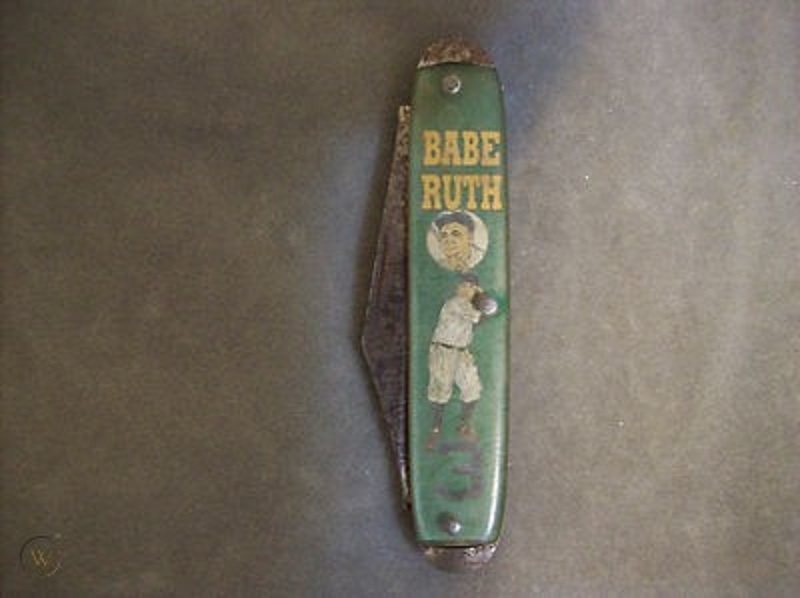Babe Ruth pocket knife from Ireland