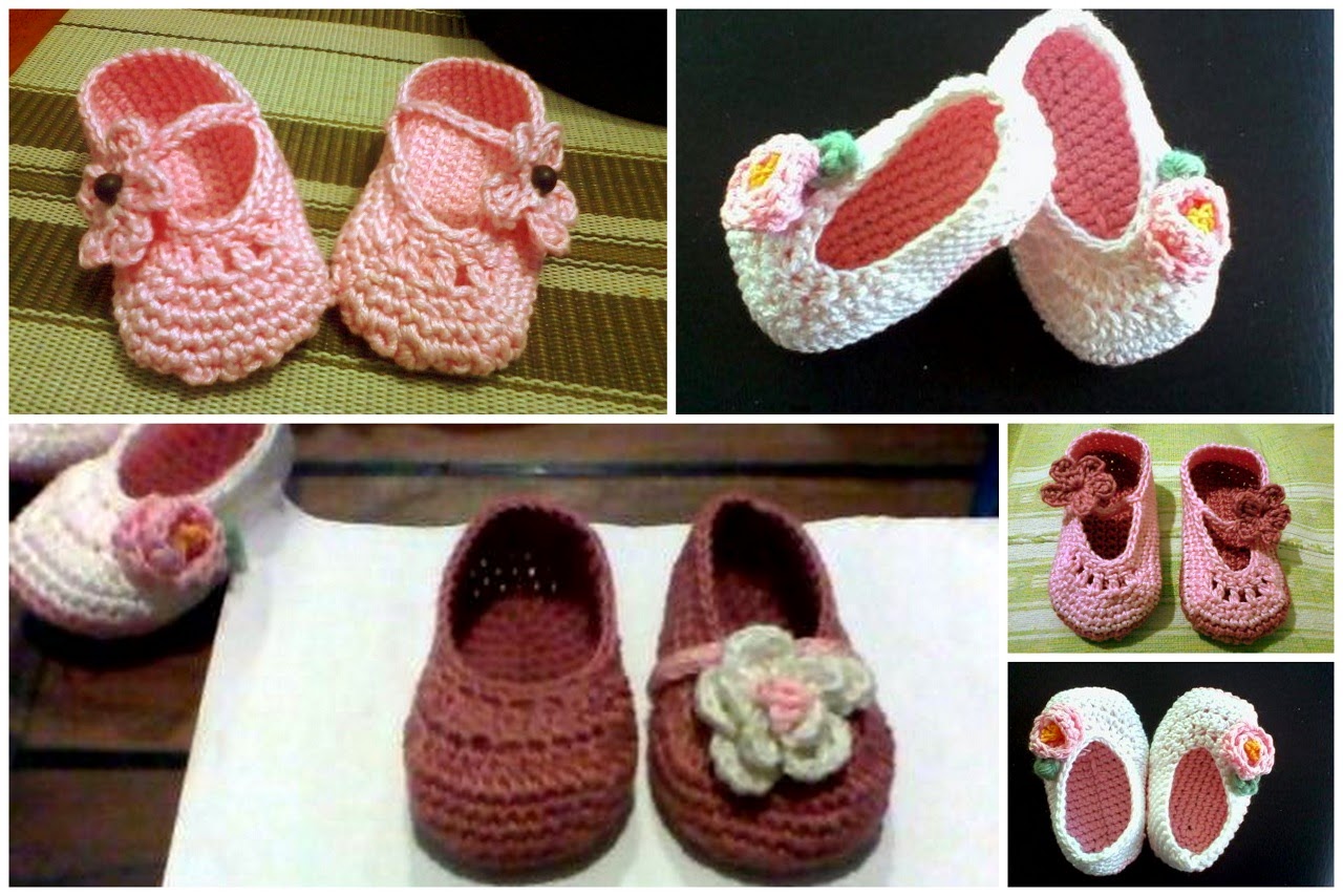 Zapatitos de crochet: Tutorial . . . . . . . . . . . . El detalle ...