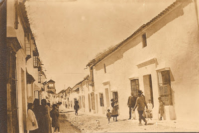 Calle Lora, año 1910, Fuentes de Andalucía