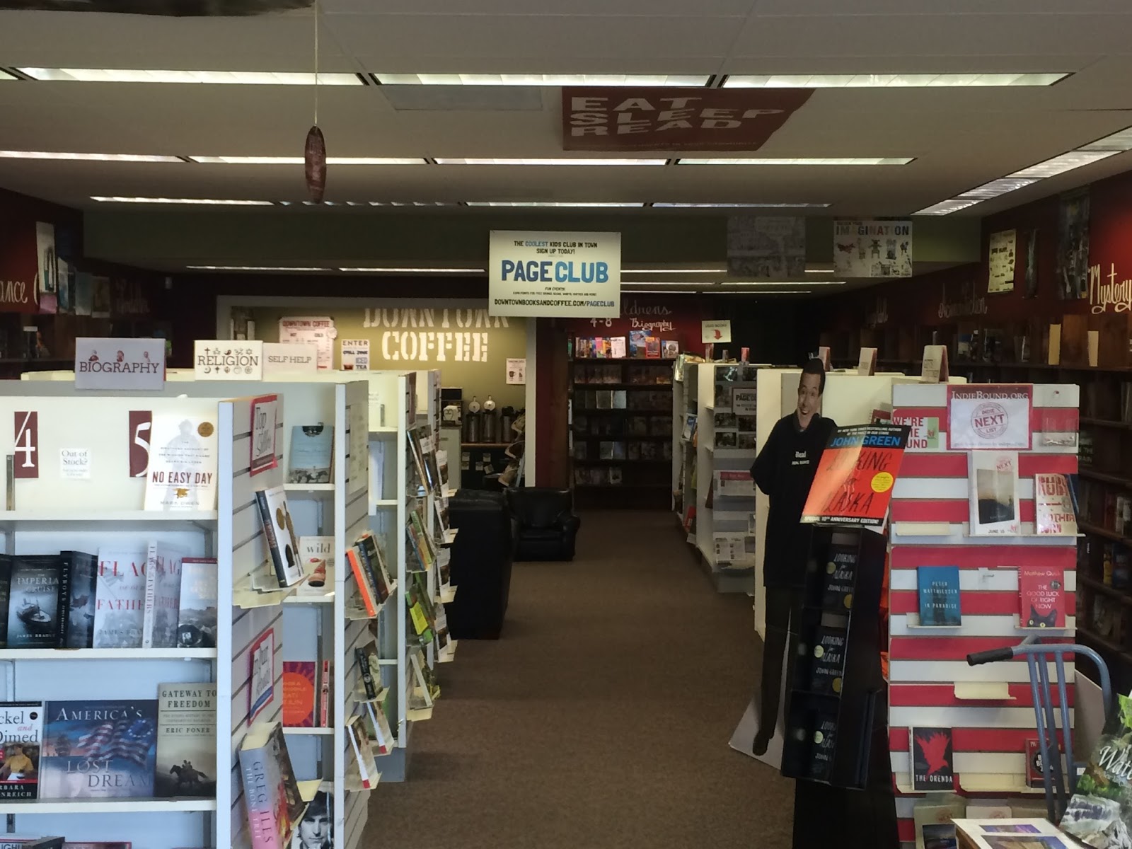 The Indie Bob Spot Downtown Books & Coffee Auburn, NY