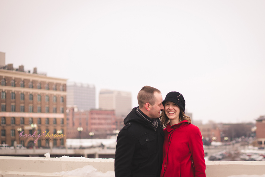 Becky Howe Photography Engagement Photographer Omaha NE Chris and Margo