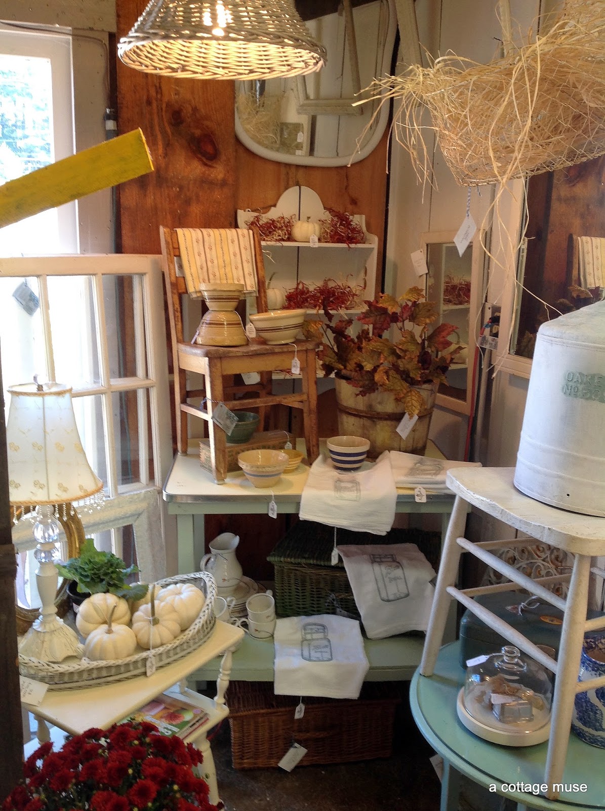 A Cottage Muse vintage fall market weekend 2014...