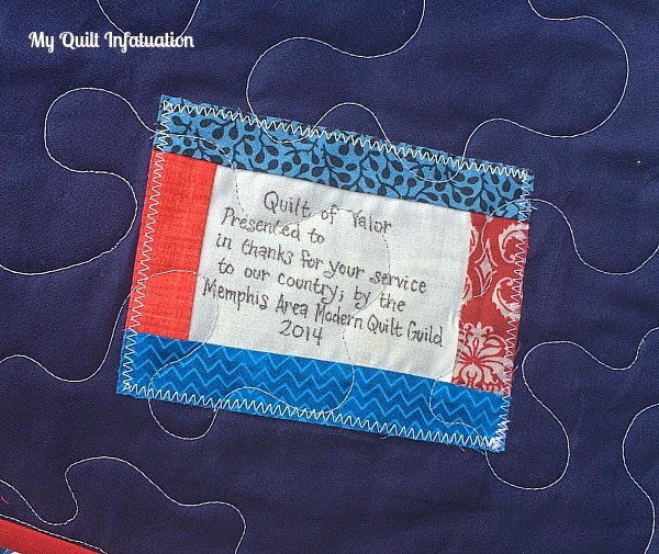 My Quilt Infatuation Quilt of Valor