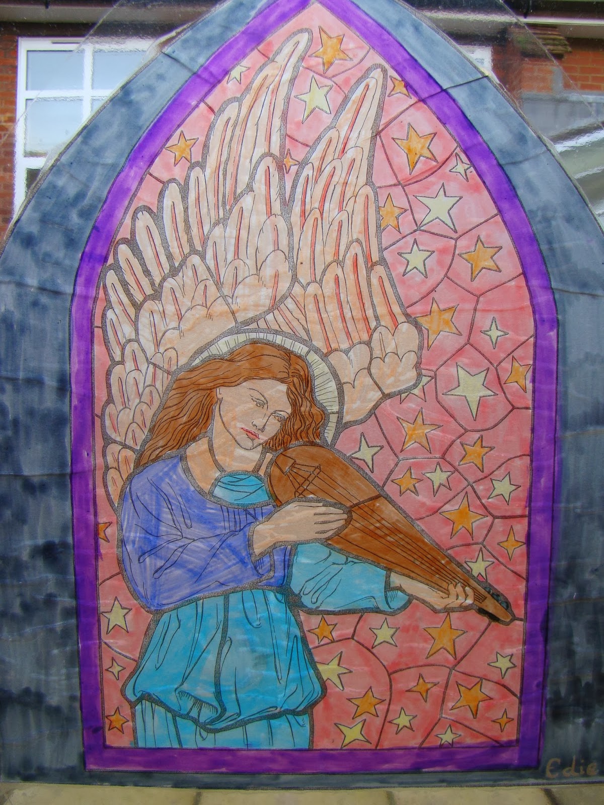 Hitcham's Blog Stained Glass Windows in School