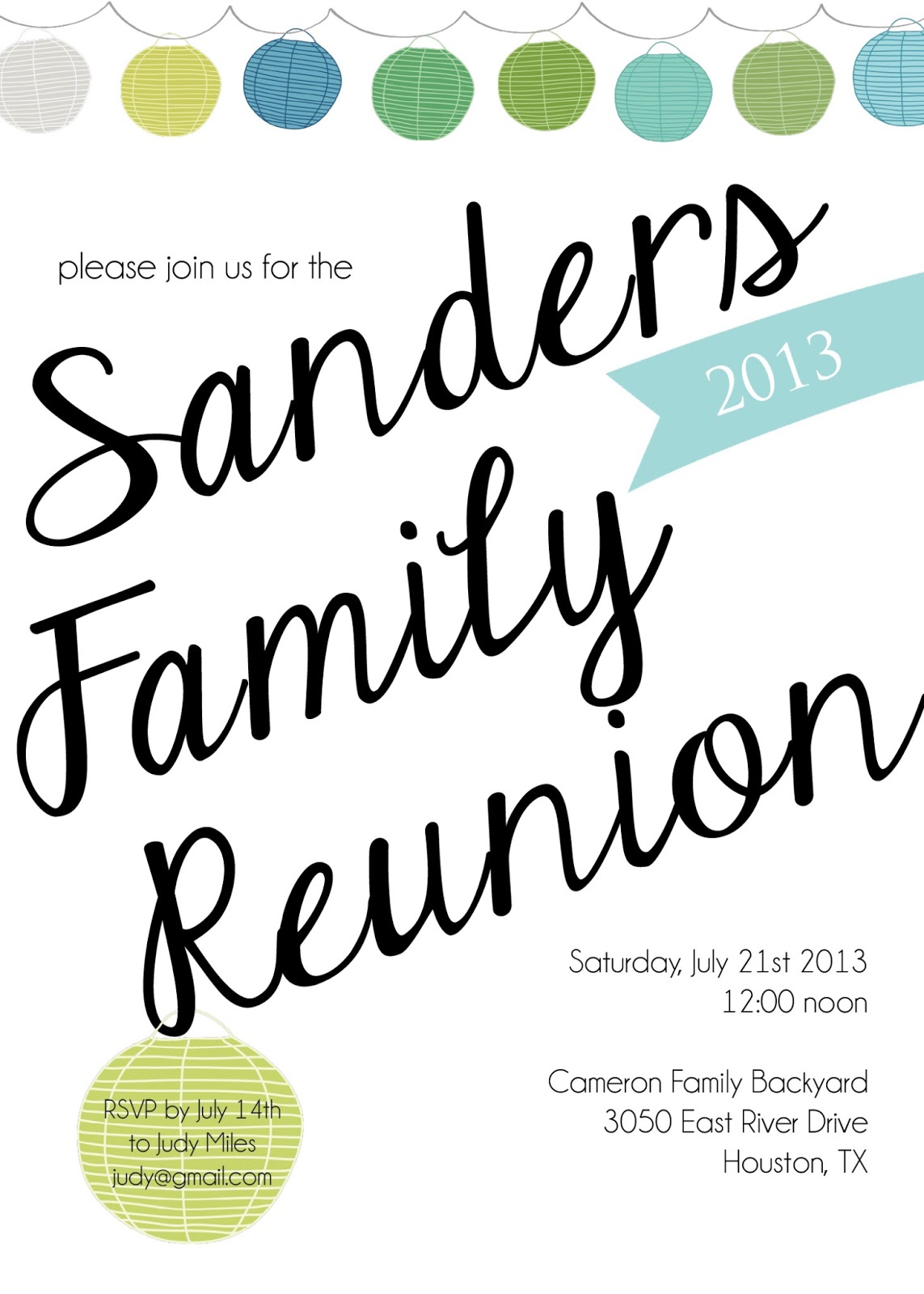 <strong>Family Reunion Programs & Ideas</strong> | Our Everyday Life Family reunion program templates