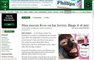 Chocolate mask with feces story