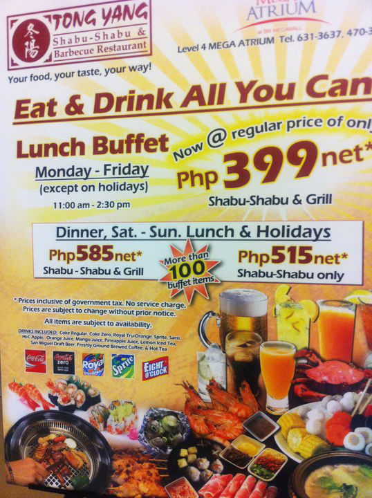 tetadventurer Mouthwatering Lunch Buffet Tong Yang!