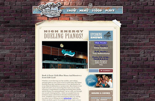 website navigation