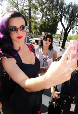 Katy Perry Outside the 'Leno' Studios