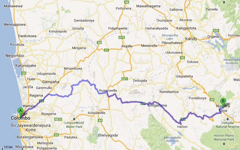 Nuwara Eliya Travel Guide Map Sri Lanka Travel Guide, Best Places, Maps & All Details: Nuwara-Eliya  District