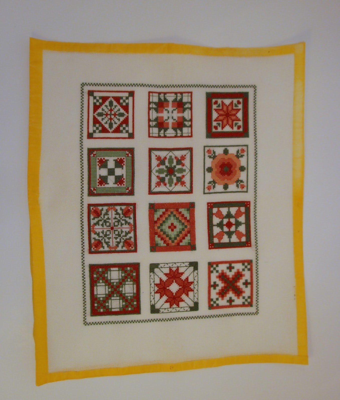 Everyday Art Work Favorite Quilt Squares Cross Stitch