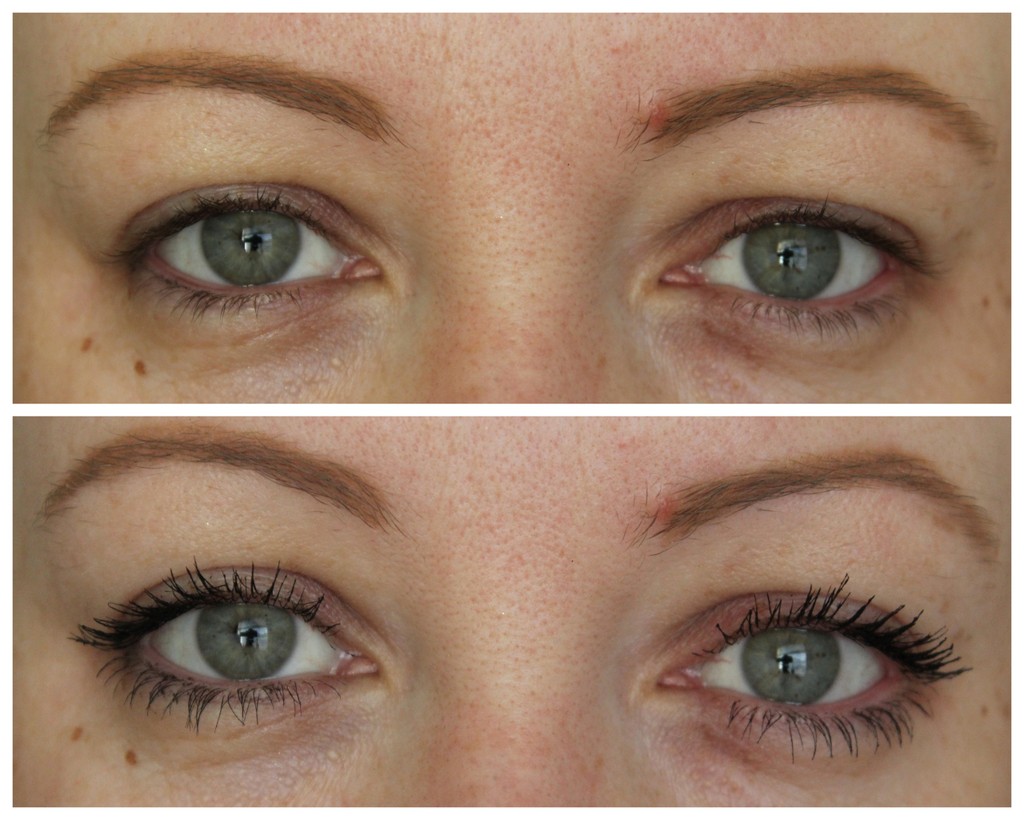 Tarte Lights, Camera, Flashes mascara review, before & after photos