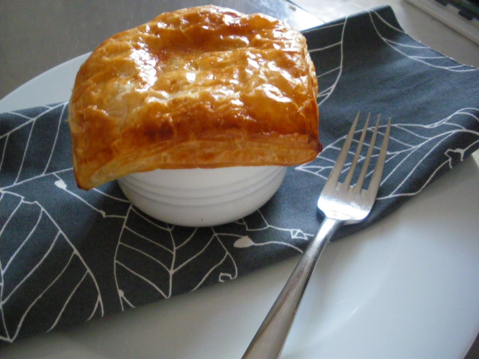 The Scarf and Stripe vegetable pot pies with puff pastry