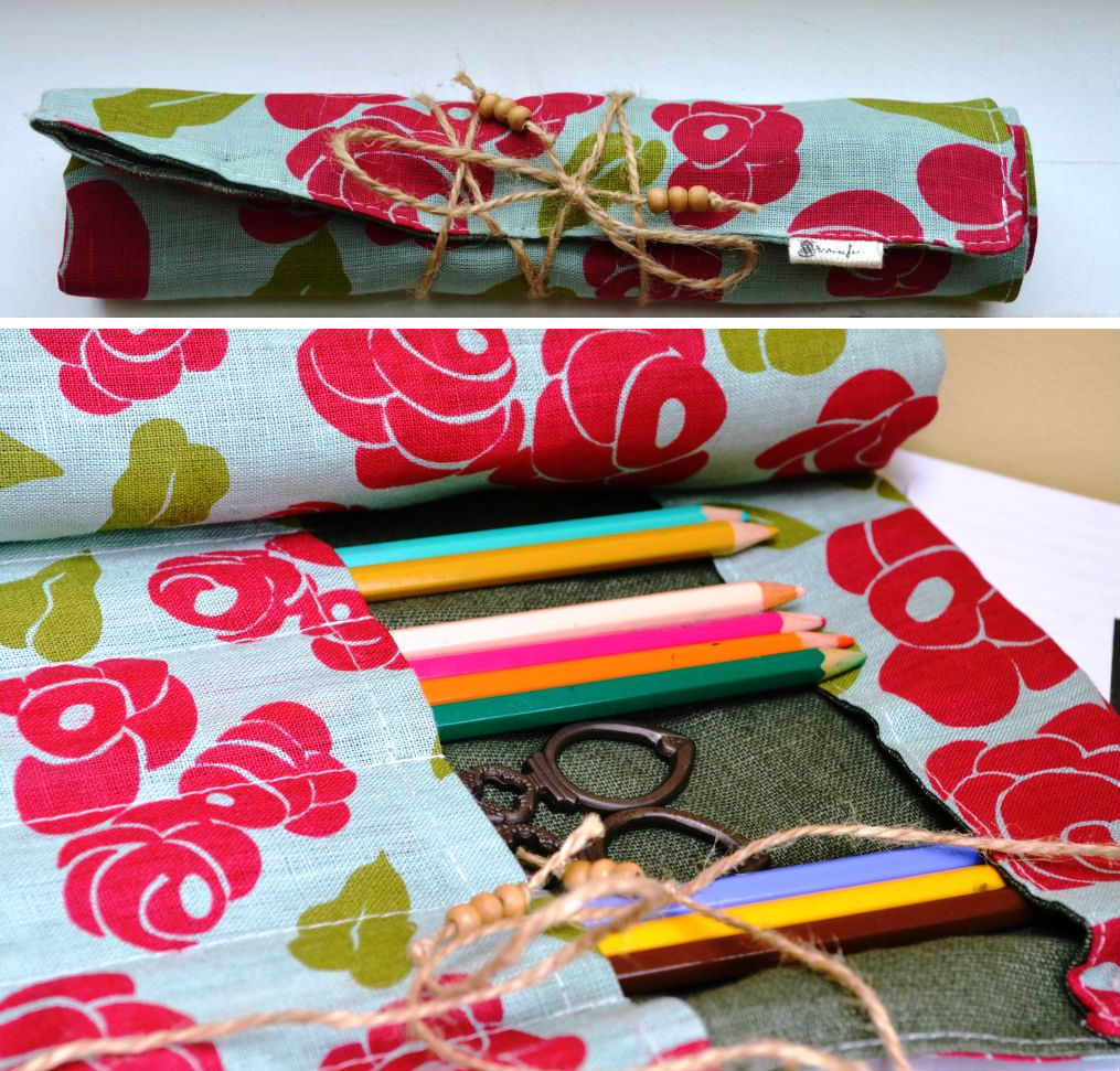 Irmalu Rozy rollup pencil case