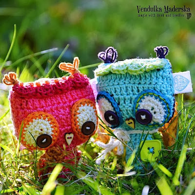 crochet owl ornament pattern