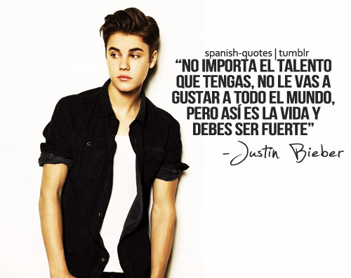 Justin Bieber Frases
