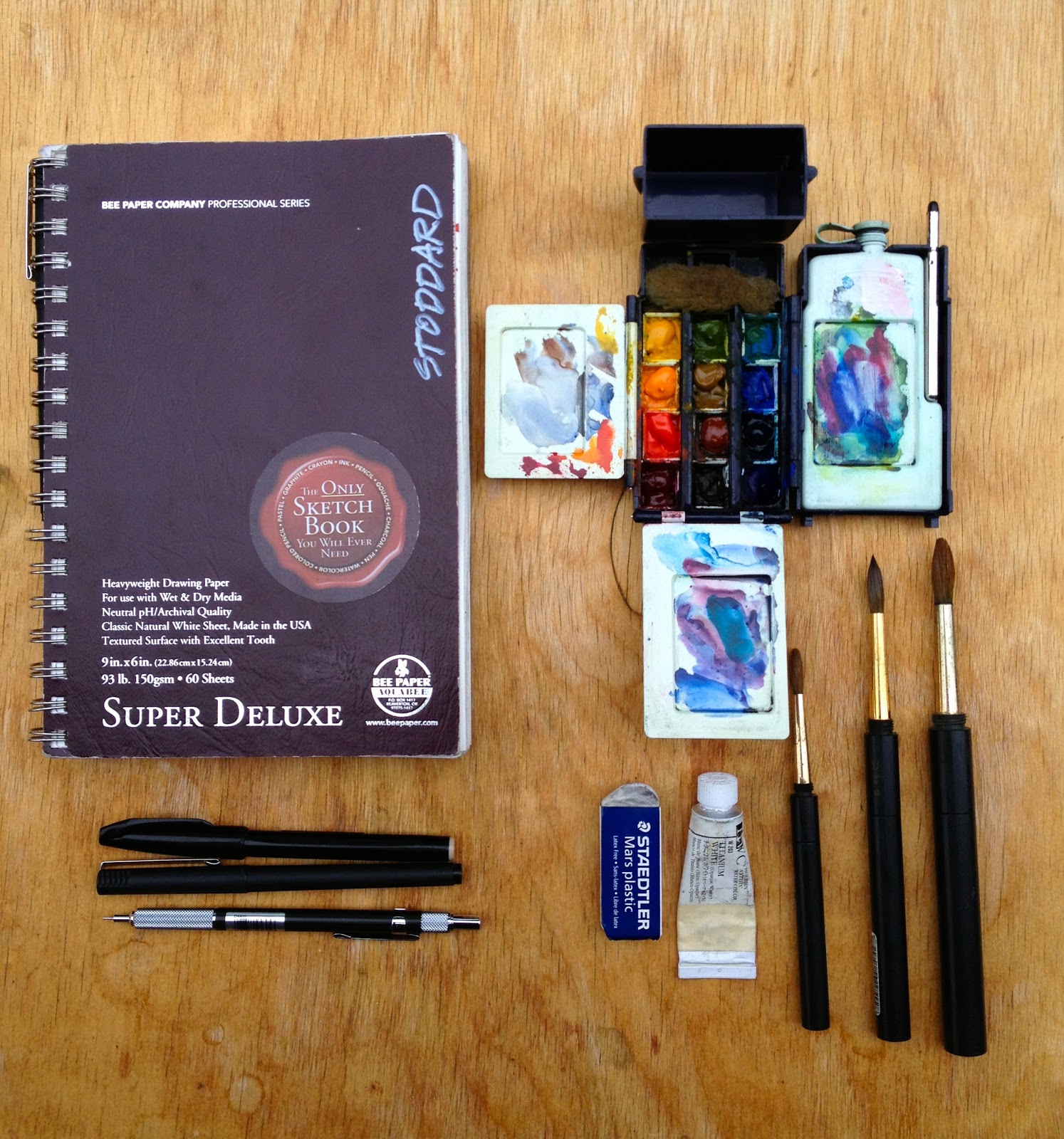 Art and Life My Minimal Travel Sketching Kit