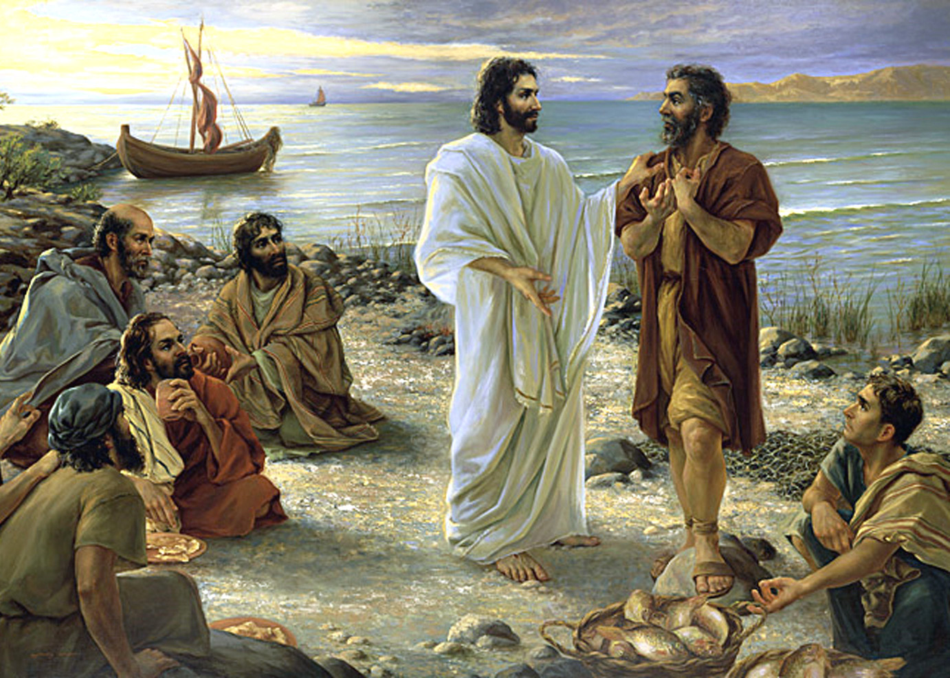 Jesus’ question, asked three times, echoes the three times Peter denied Christ.