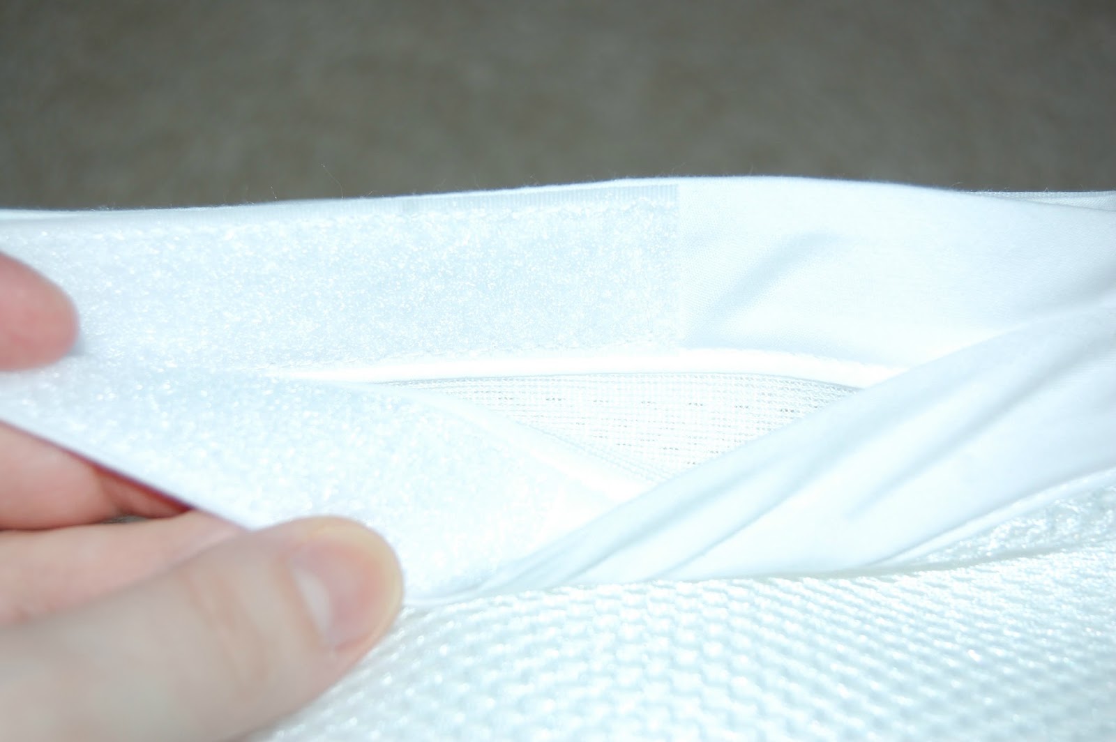 Temporary Waffle Breathable Mesh Crib Bumper by SavvyBaby