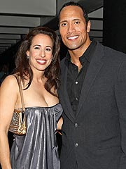 The Rock With Wife and Kid - The Sport and Football Report