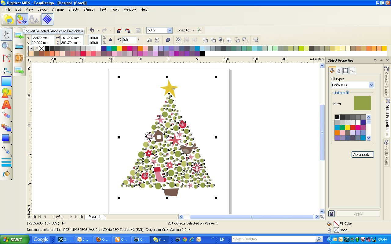 Sew Janome: Christmas card and embroidery design created in Digitizier ...