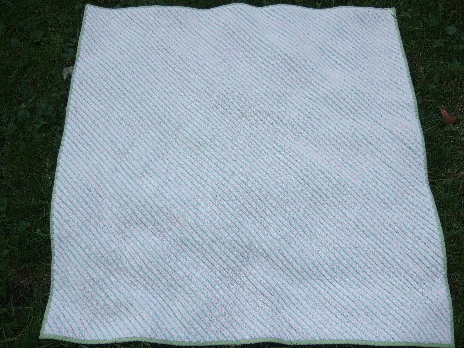 Mama Spark's World How To Make A Chenille Blanket Tutorial