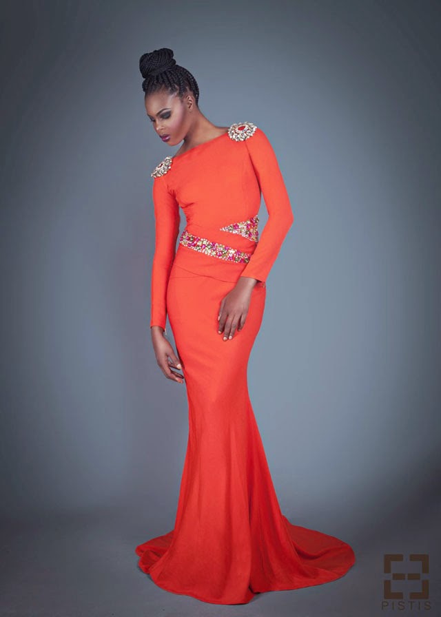 African print fashion dresses from Pistis- Ghanaian  designer  see more on ciaafrique.com
