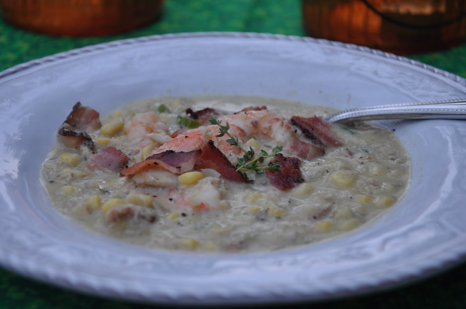 The Pearce's Kitchen Shrimp and Crab Corn Chowder