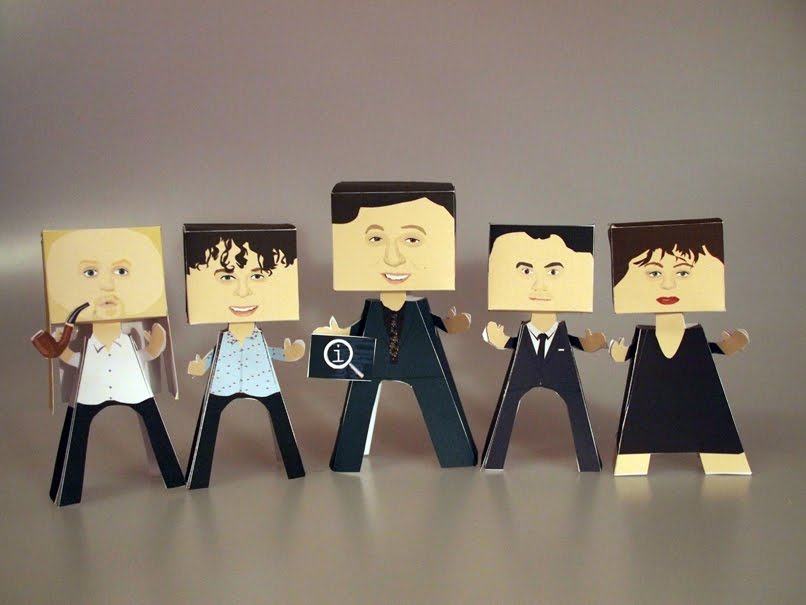 How to make a paper person stand up image