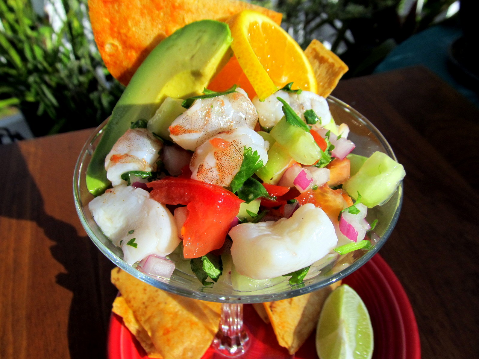 I Don't Cook, But My Boyfriend Does! Shrimp and Scallop Ceviche