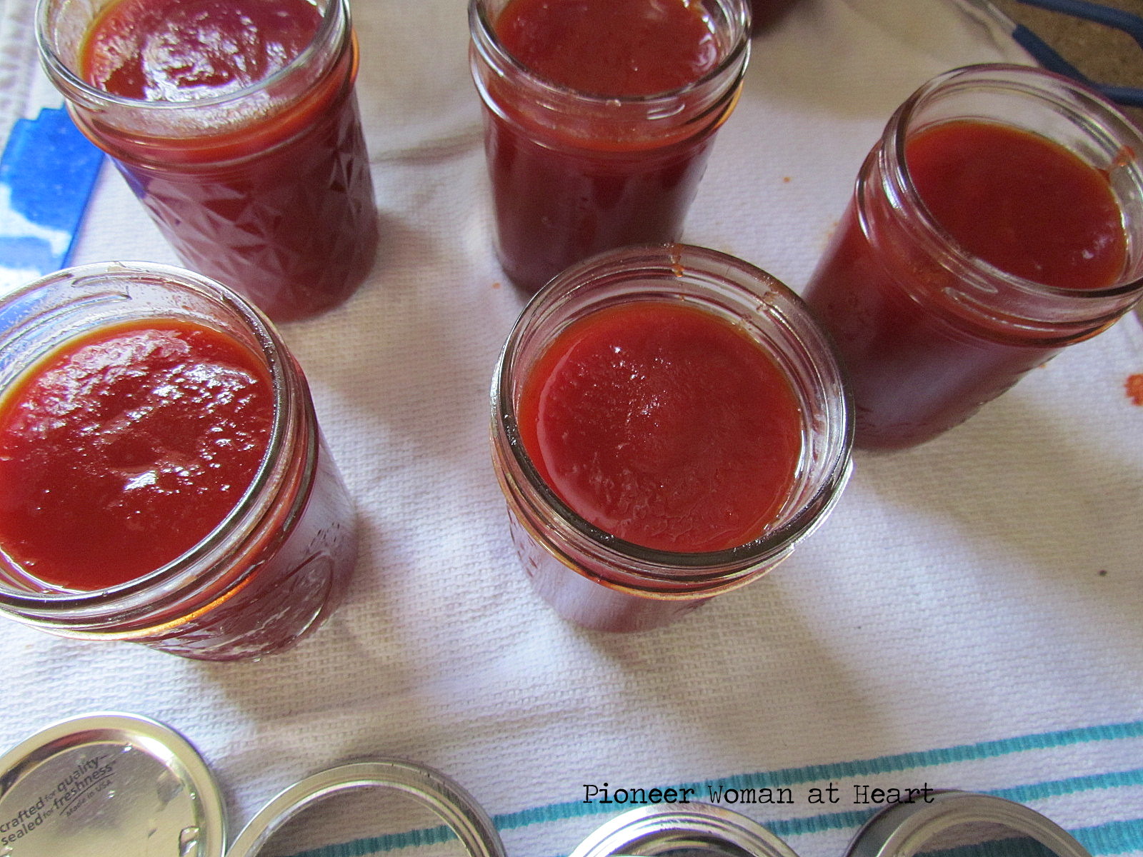 Pioneer Woman at Heart Canning Ketchup Black and Blue Cheese Butter