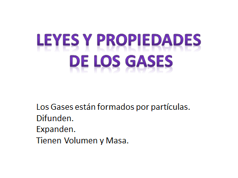propiedades de los gases propiedades de los gases