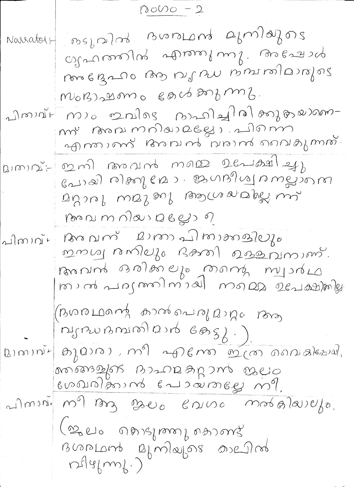 Malayalam Nadakam Script Download 172