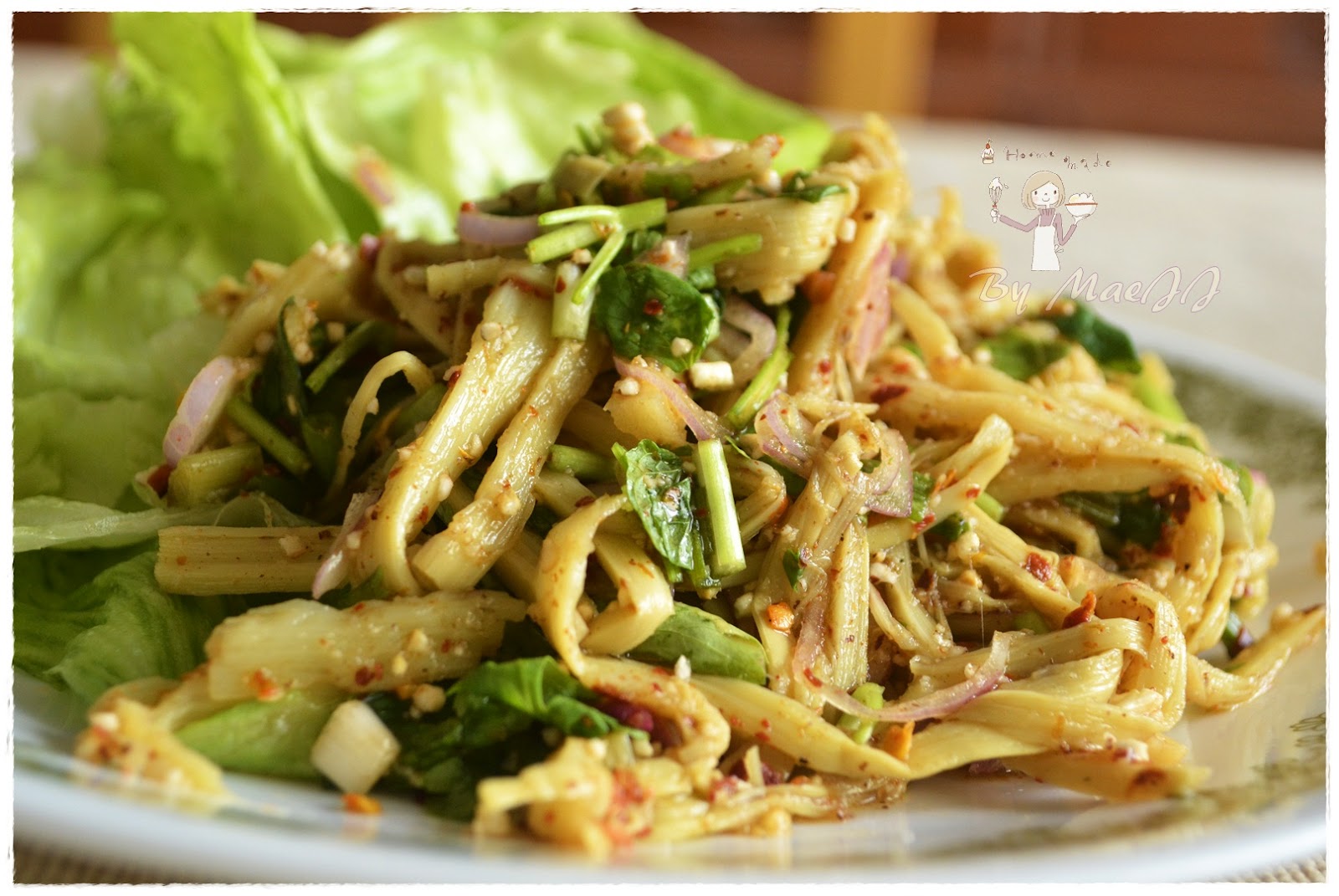 Cooking and Baking with MaeJJ Bambooshoot Salad