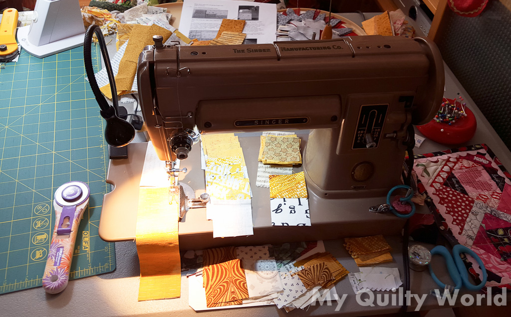 My Quilty World Allietare Clue 3 Bonnie Hunter Mystery Quilt