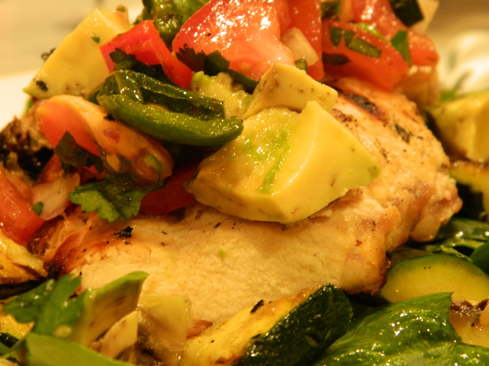 Primal Bites Coconut Grilled Chicken Breasts w Tropical Salsa