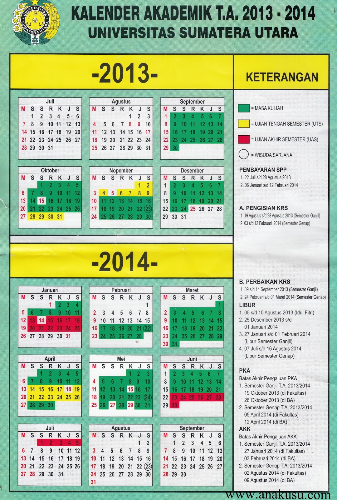 KALENDER AKADEMIK