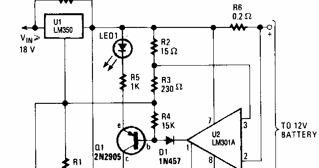 12V BATTERY CHARGER CIRCUIT - Electronic Repairing